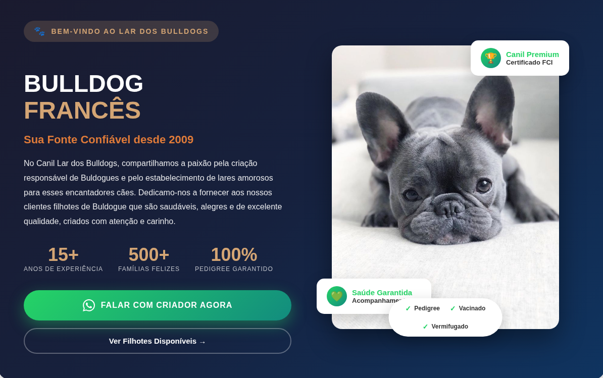 Banner Lar dos Bulldogs